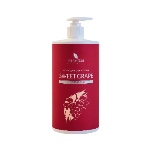 Крем для рук и тела с пептидами Sweet Grape, 700 мл