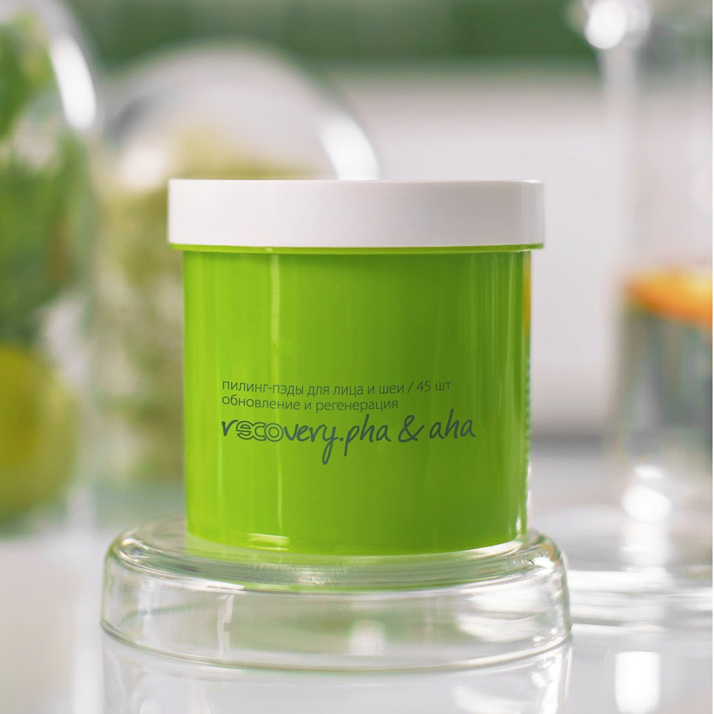 Пилинг-пэды для лица и шеи обновление и регенерация rECOvery, 45 шт