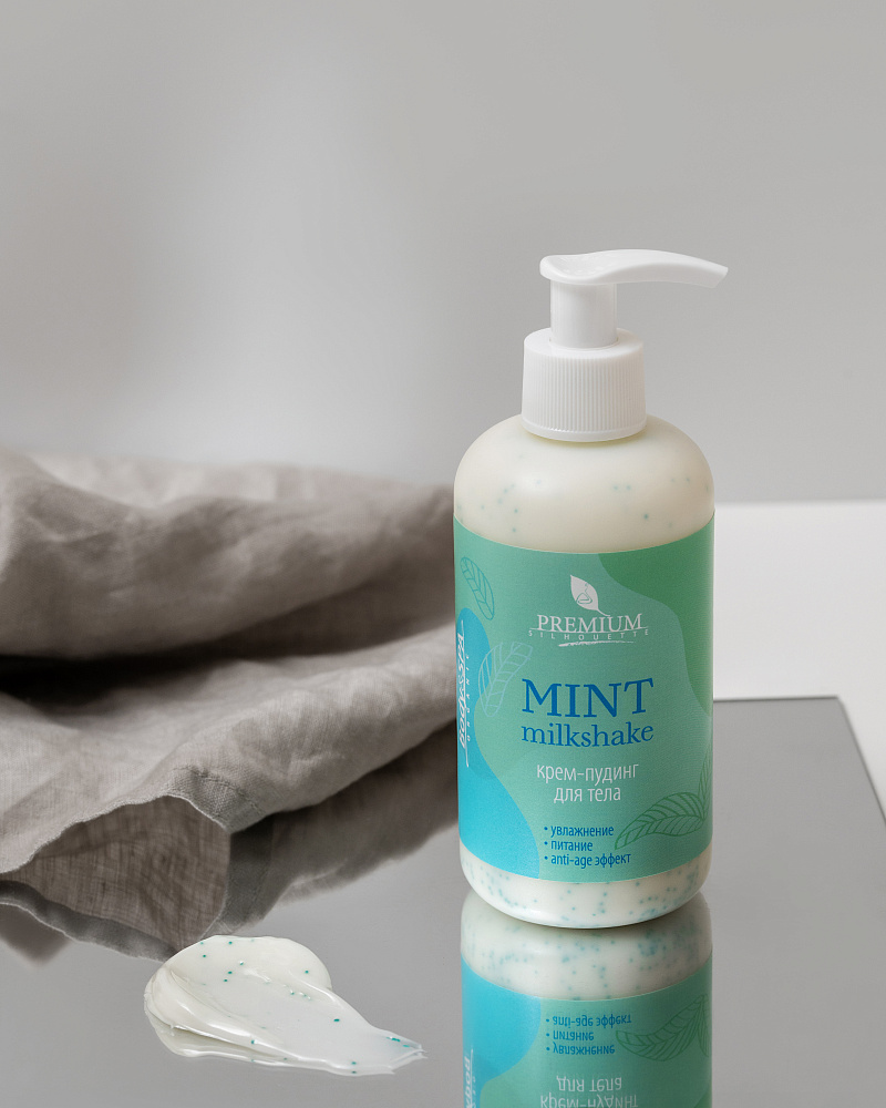  Крем-пудинг для тела Mint Milkshake, 250 мл