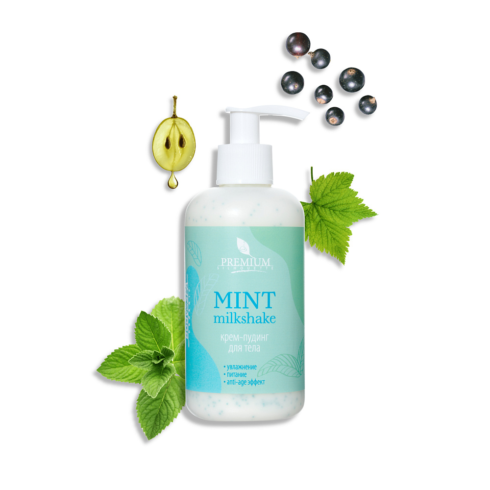  Крем-пудинг для тела Mint Milkshake, 250 мл