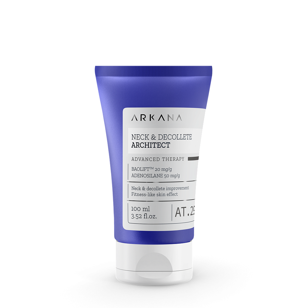 NECK & DECOLLETE ARCHITECT - Крем для шеи и декольте "Фасциальный Лифтинг Шеи и Декольте", 100 мл