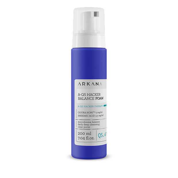 A-QS Hacker Balance Foam - Пенка для лица, регулирующая микробиом, 200 мл