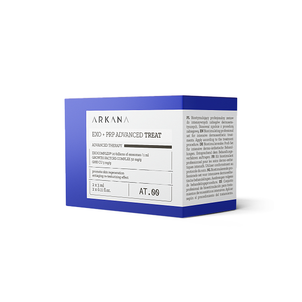 EXO + PRP Advanced Therapy - Омолаживающая процедура для лица с экзосомами и пептидами, 2х3 мл