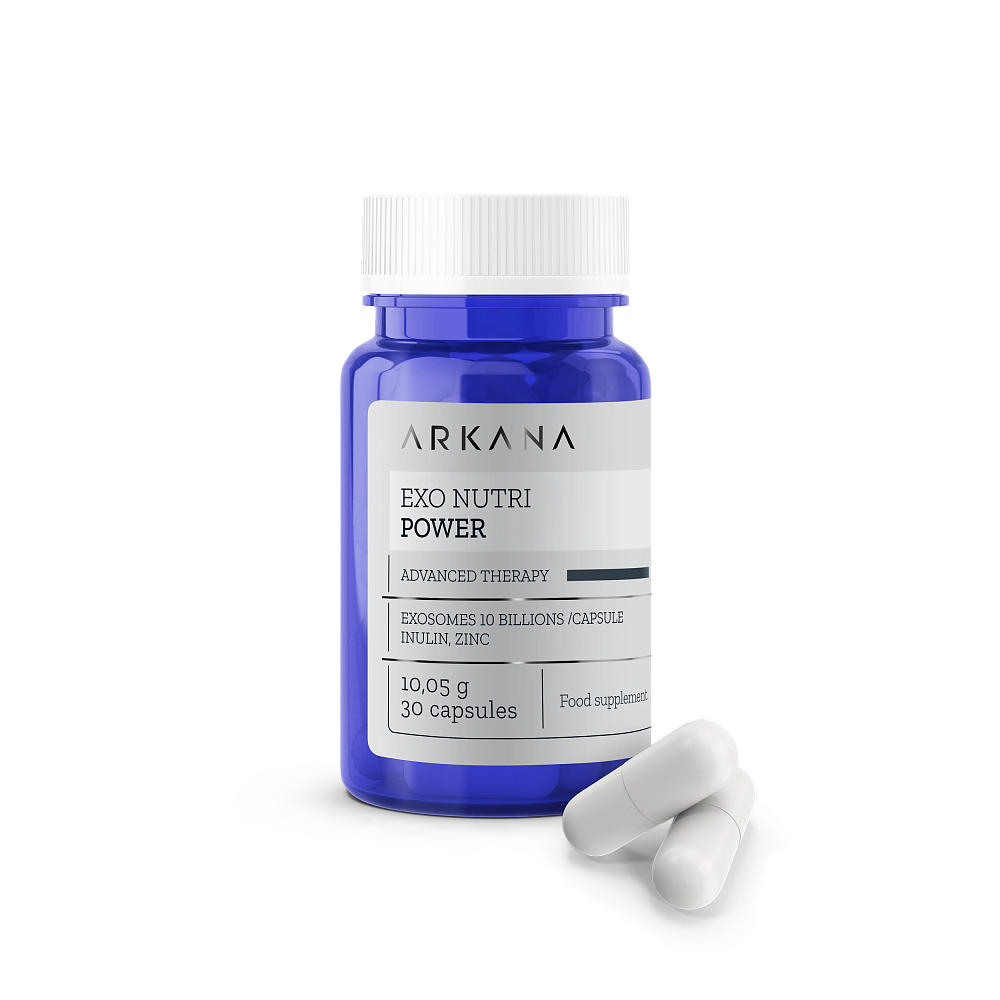 EXO Nutri Power - Омолаживающая пробиотическая пищевая добавка с экзосомами, 30 капсул
